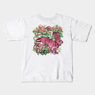 Red Clover Hare Kids T-Shirt